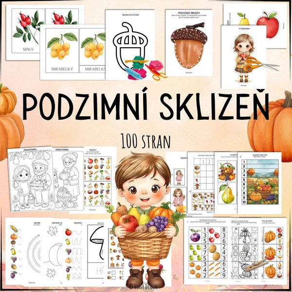 Podzimní sklizeň - plody a dary podzimu - soubor aktivit 1