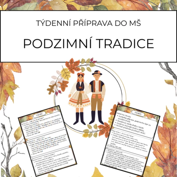 Podzimní tradice: týdenní příprava do MŠ 1