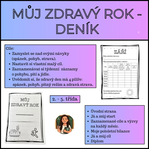 Můj zdravý rok - deník 1