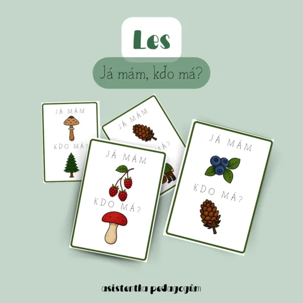 Les, houby a lesní plody - Já mám, kdo má? 1