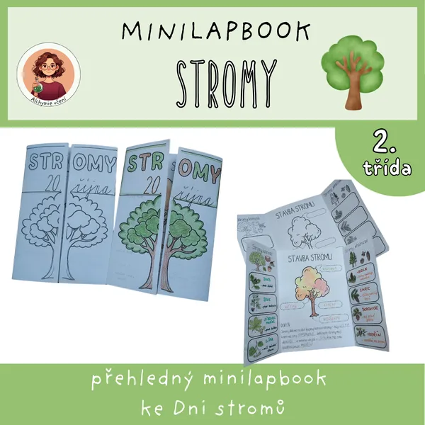Minilapbook - Stromy 1