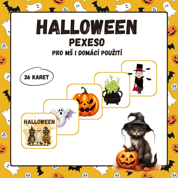 Halloween – pexeso 1