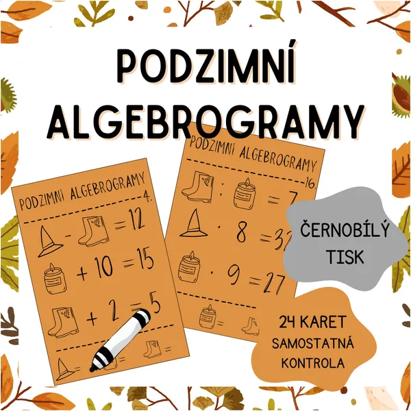 Algebrogramy - podzim 1
