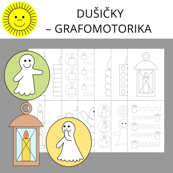 DUŠIČKY - GRAFOMOTORIKA 1