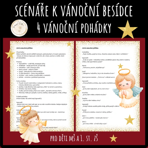 Scénáře k vánoční besídce – čtyři vánoční pohádky pro děti 1