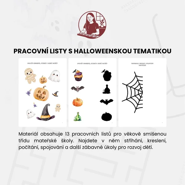 Halloweenské pracovní listy 1