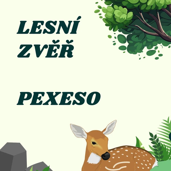 Lesní zvěř - pexeso  1