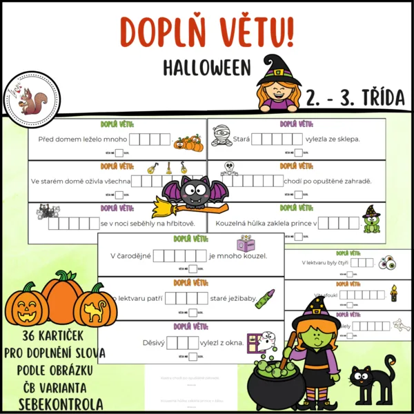 Doplň vetu! - Halloween 1