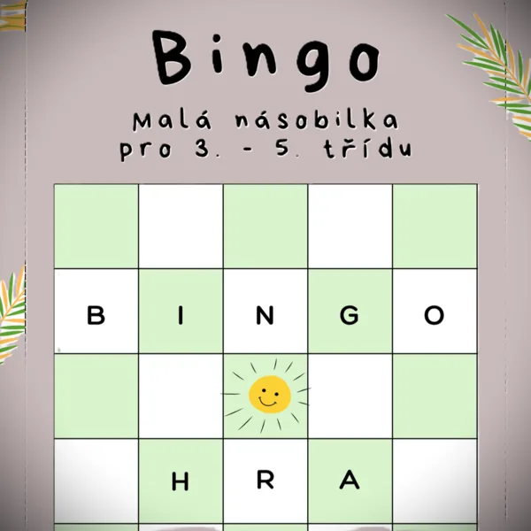 Bingo Malá násobilka 1