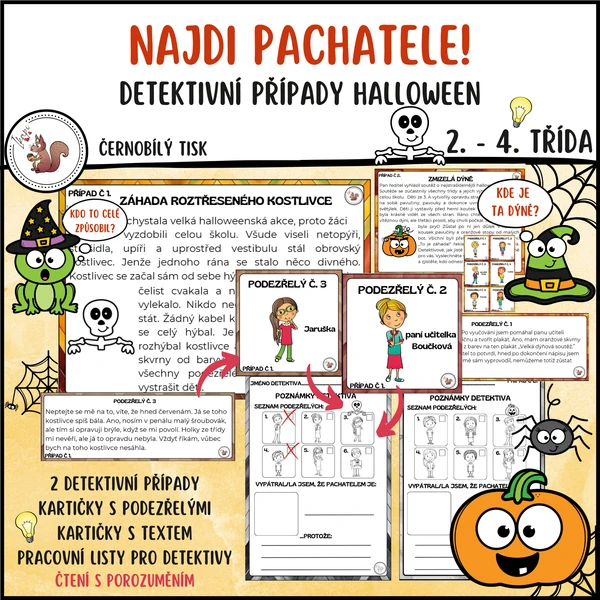 Najdi pachatele - detektivní případy Halloween 1