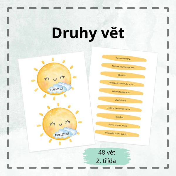 Druhy vět 1