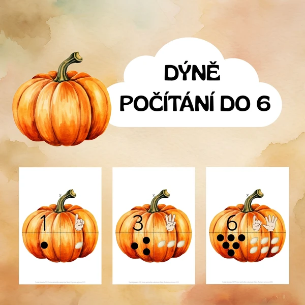 Dýně - počítání do 6 1