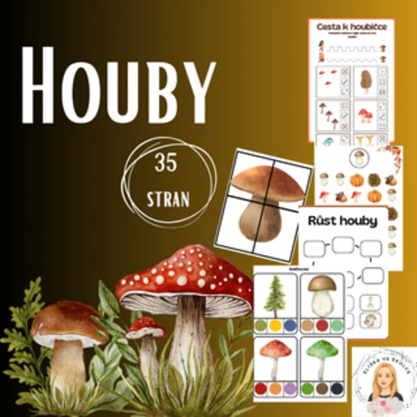 Za houbičkami do lesa 🍄 – podzimní aktivity pro MŠ 1