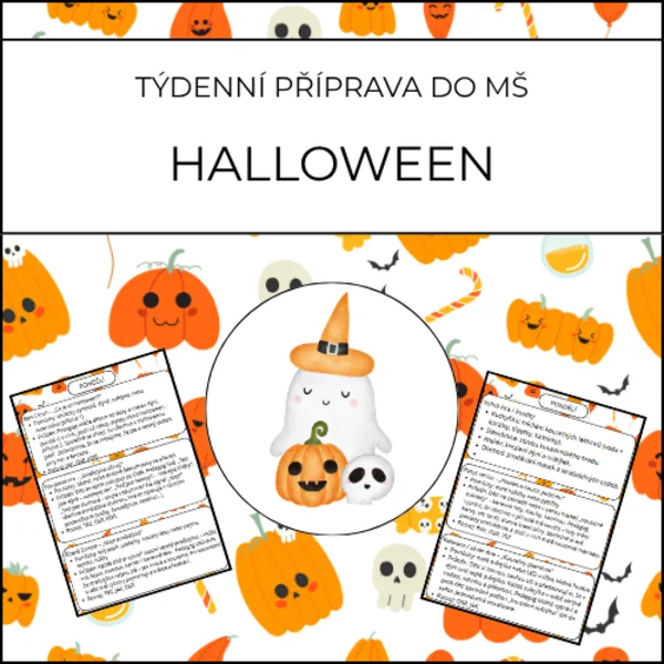 Halloween: týdenní příprava do MŠ 1