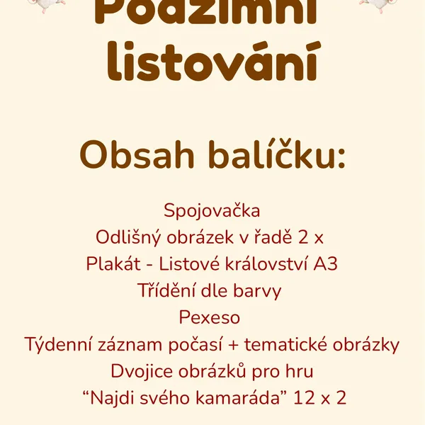 Podzimní listování  1
