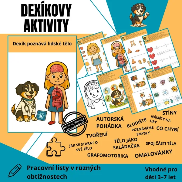 Dexík poznává lidské tělo 1