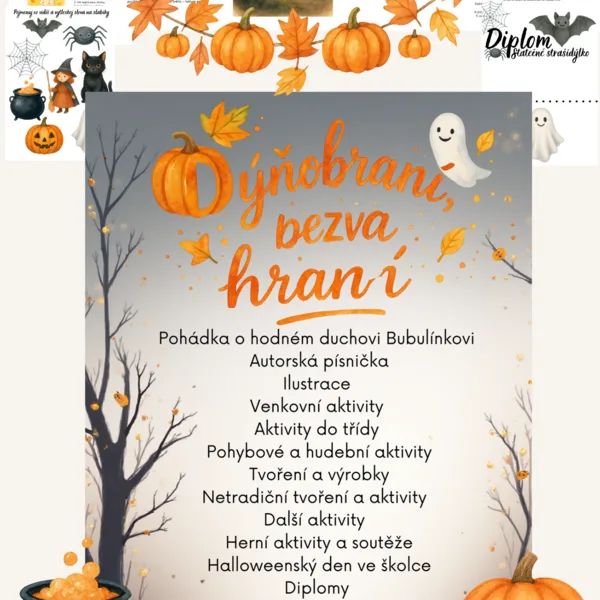 Dýňobraní, bezva hraní aneb Halloween ve školce 🎃  1
