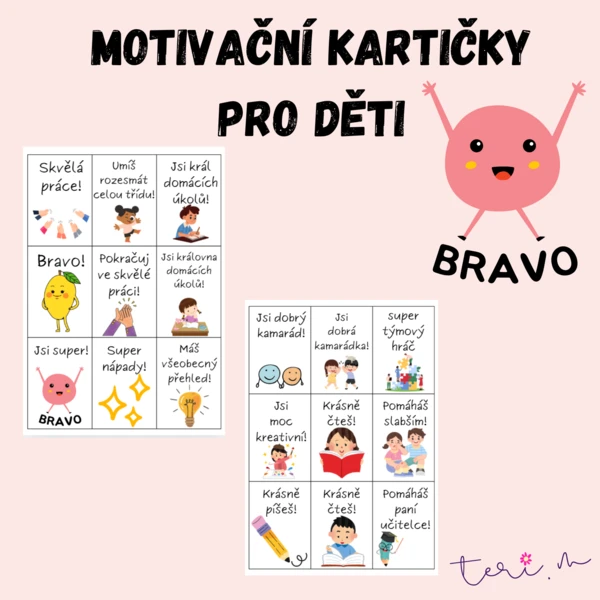 MOTIVAČNÍ KARTIČKY PRO DĚTI 1