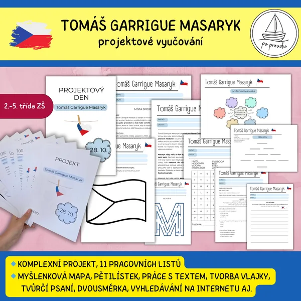 Tomáš Garrigue Masaryk - projekt (28. října - Den vzniku samosatné ČSR) 1