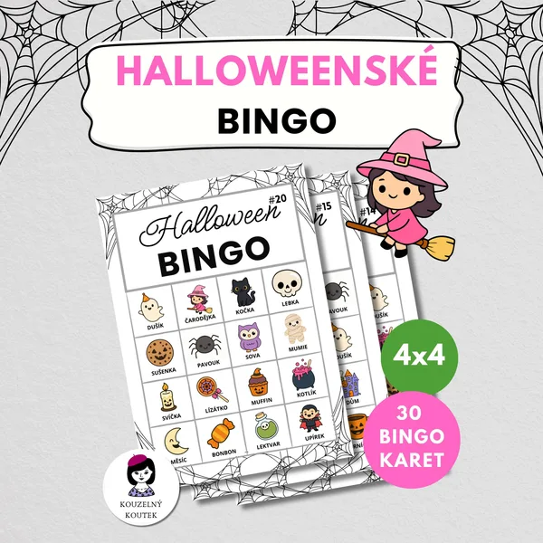 Halloweenské bingo - hra pro děti | halloween | dušičky | podzim 1