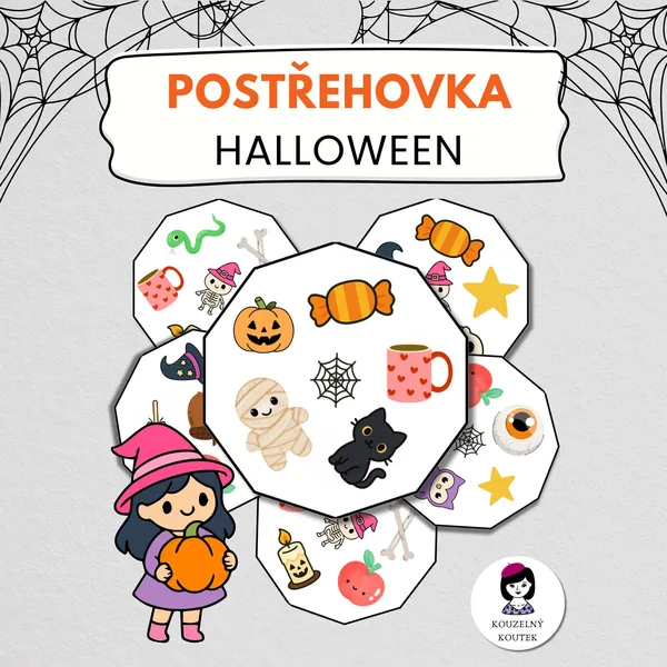 Halloweenská postřehovka - halloween | dušičky | čarodějnice | podzim 1