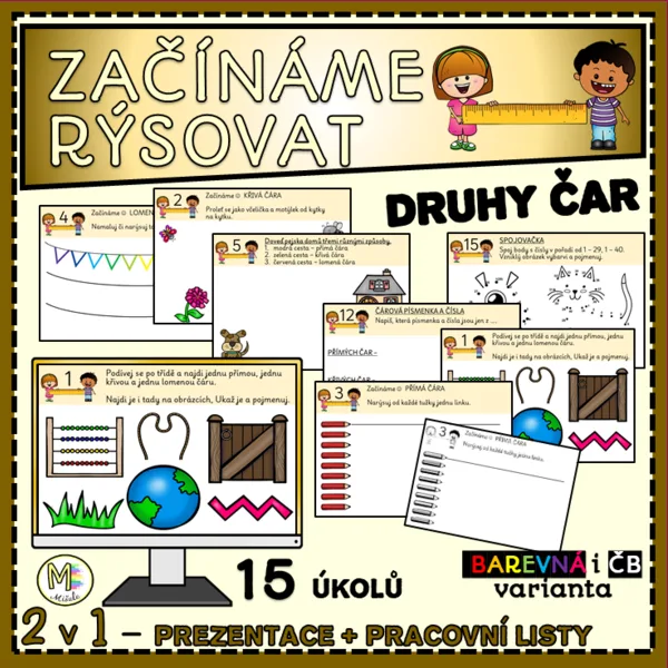 ZAČÍNÁME S RÝSOVÁNÍM - DRUHY ČAR 1