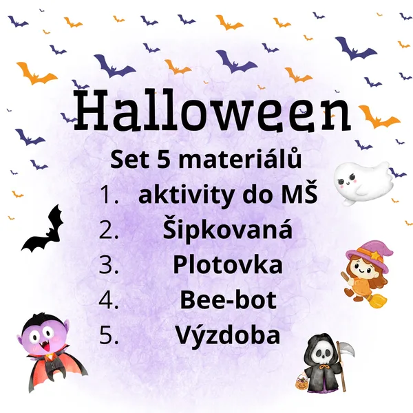 Halloween set materiálu 🎃💀🕷️ 1