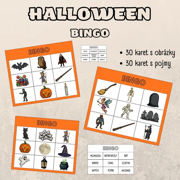 Halloween - bingo 1
