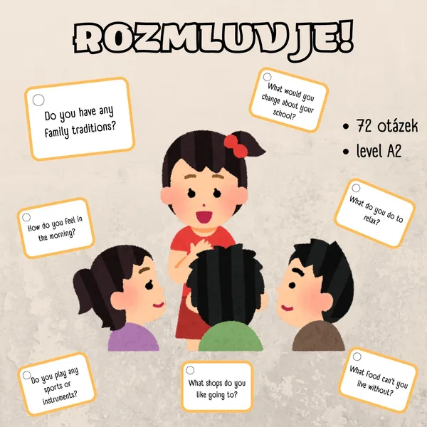 Rozmluv je - soubor otázek A2 1
