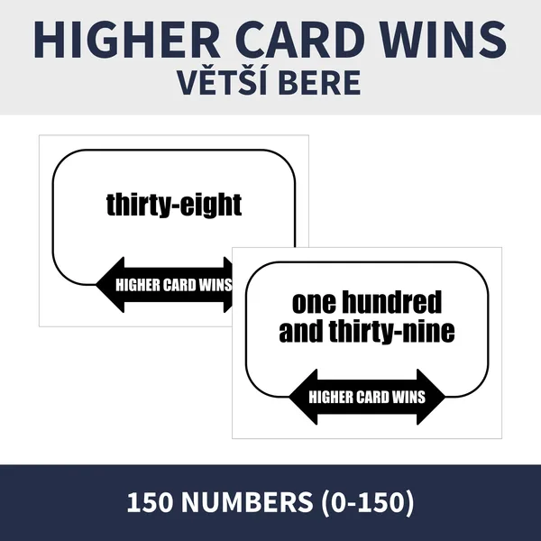 ENG - HIGHER CARD WINS (Větší bere) 1