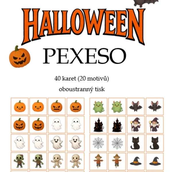 Halloween - PEXESO 1
