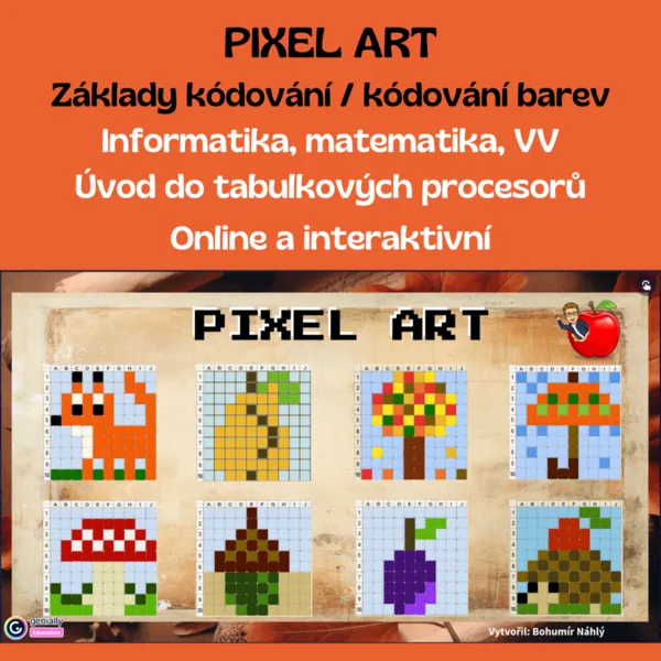 Pixel Art - interaktivní podzimní kódování 1