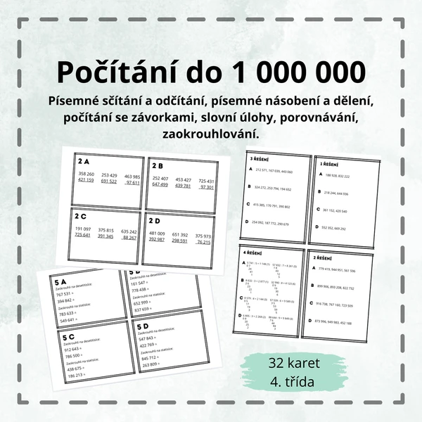 Počítání do 1 000 000 1