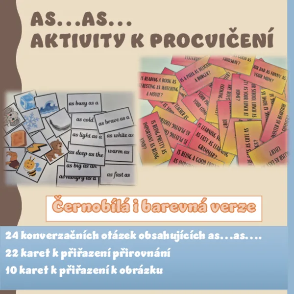 AS...AS...similes - procvičování 1