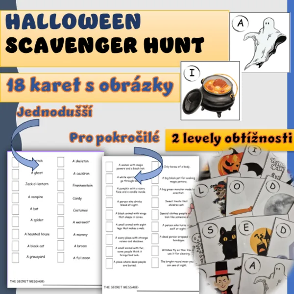 Halloween - scavenger hunt 1