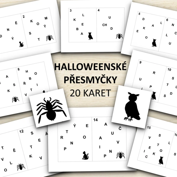👻 Halloweenské přesmyčky 1