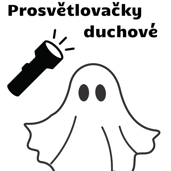 Prosvětlovačky - duchové Halloween 1