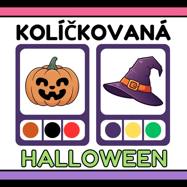 Halloweenské kartičky - kolíčkovaná 1