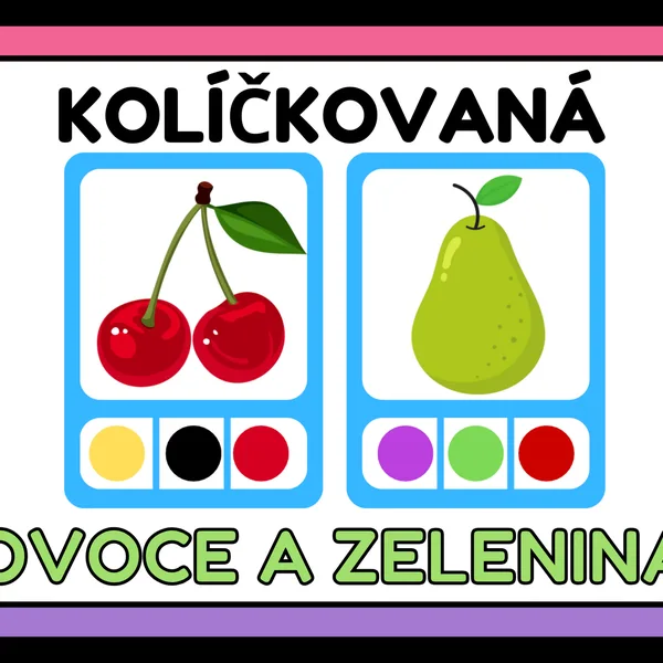 Ovoce a zelenina - kolíčkovaná 1