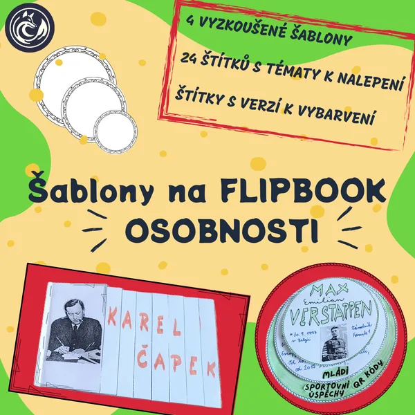 Flipbookové šablony - OSOBNOSTI 1