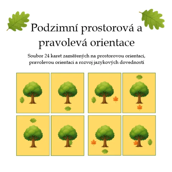 Podzimní prostorová a pravolevá orientace 1