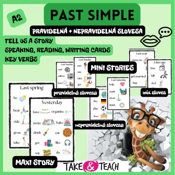 PAST SIMPLE - TELL A STORY - pravidelná a nepravidelná slovesa 1