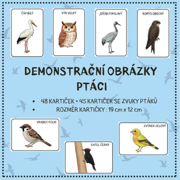 PTÁCI - demonstrační obrázky 1