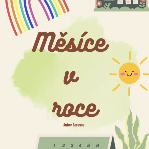 Kartičky k měsíců v roce 1