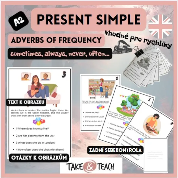 PRESENT SIMPLE - adverbs of frequency - konverzace, čtení 1