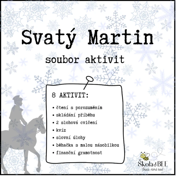 Svatý Martin - soubor aktivit do čj i m 1
