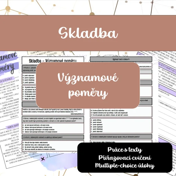 Skladba: Významové poměry 1