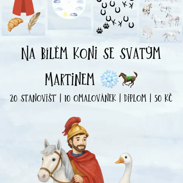 Na bílém koni se svatým Martinem ❄️🐎 1