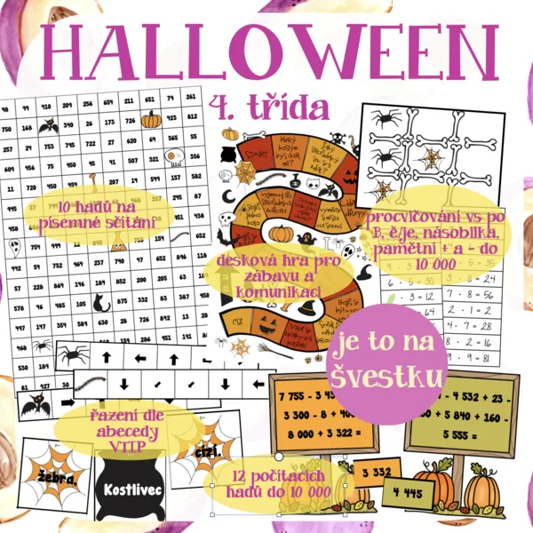 Halloween - 5 aktivit pro 4. ročník 1