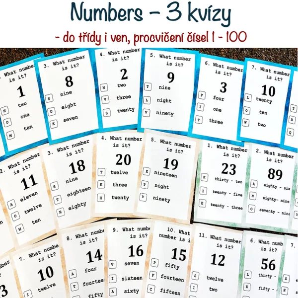 Numbers - kvízy 1